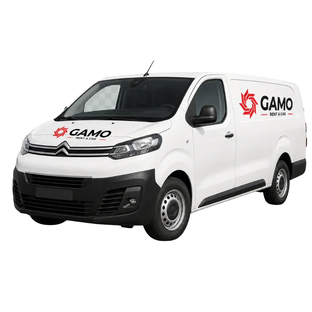 Citroën Jumpy XL de alquiler, furgoneta de carga de longitud extra